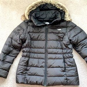 North Face Jacket- From season 19 -like new hardly worn.  Fur is removable.